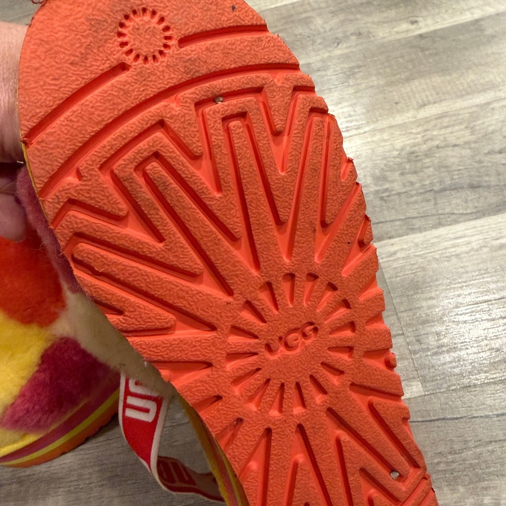 UGG Fluff Yeah Slides – Multicolor / Rainbow Shea… - image 4